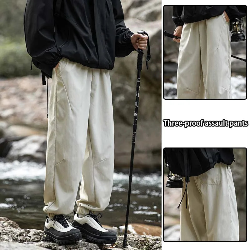 Autumn Men Waterproof Hiking Pants