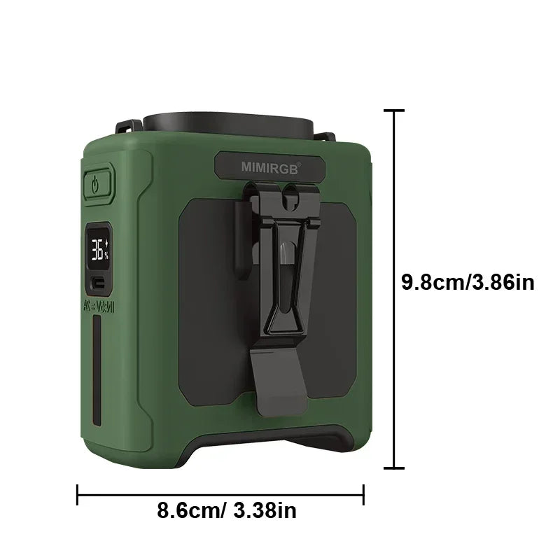 Portable Waist Fan 10000mAh