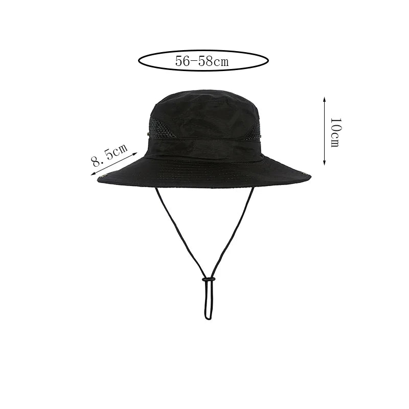 Unisex Summer Foldable Sun Fisherman Hat