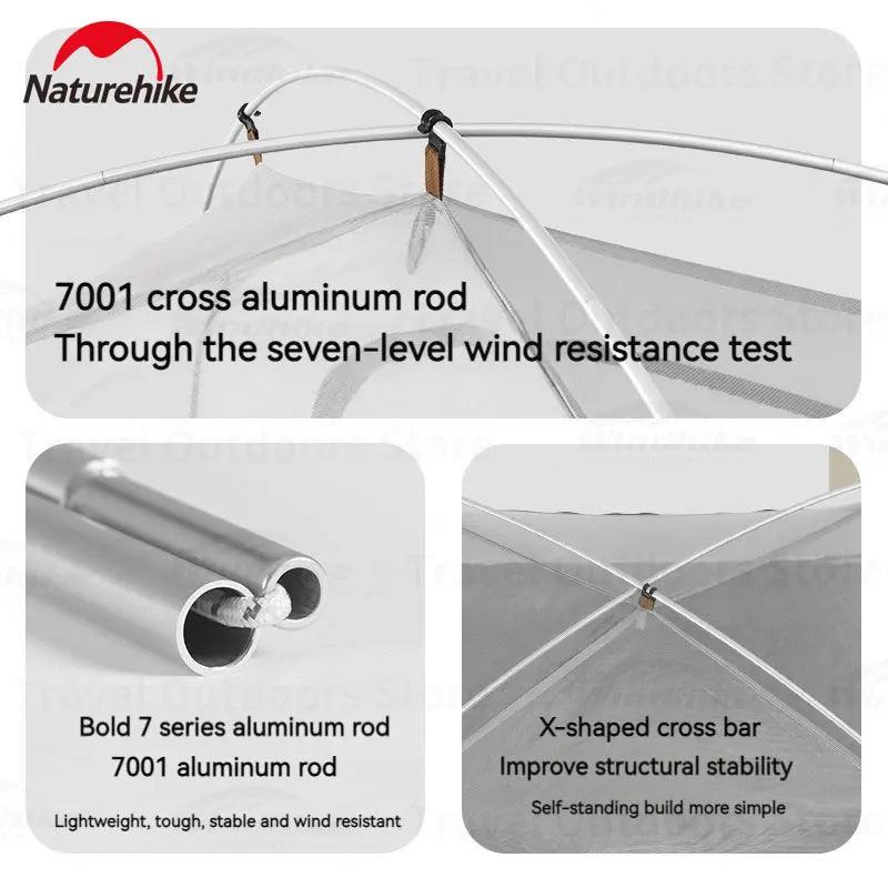 Naturehike Camping Tent 2-3 People Waterproof