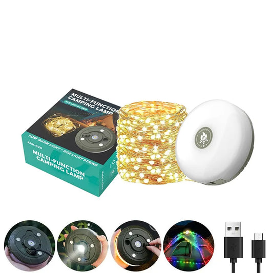 4-in-1 LED  Camping Light 10Meter