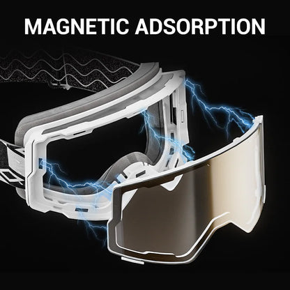 Kapvoe Photochromic Snow Goggles Ski Snowboard Anti-Fog Mask