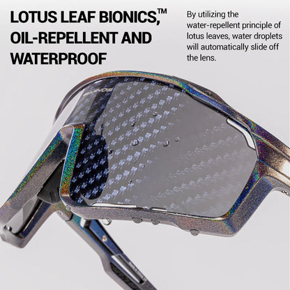 KAPVOE New Technology Nano Lenses Cycling Glasses Outdoor