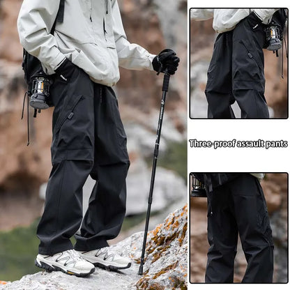 Men's Climbing Trousers Windproof Rainproof Cycling Pants
