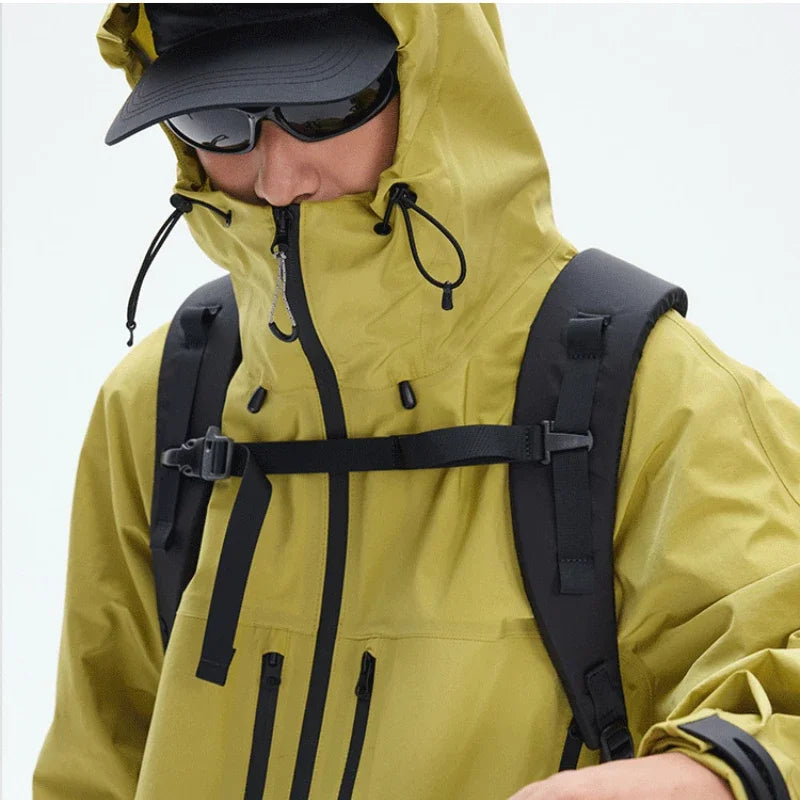 DuPont TripleGuard HardShell Sealed Outdoor Waterproof Jacket