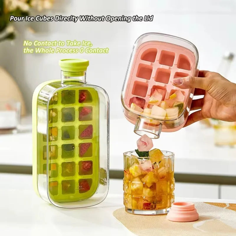 - NO SPILL Ice Tray For Freezer