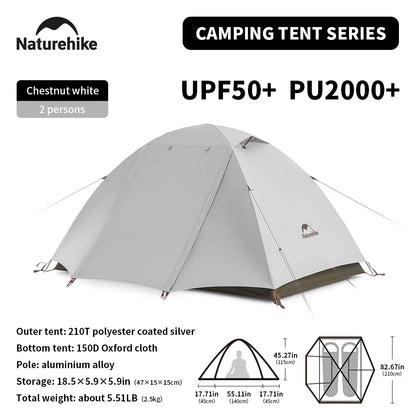 Naturehike Camping Tent 2-3 People Waterproof