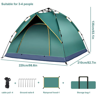 Automatic tents outdoor Folding Camping Tent Waterproof