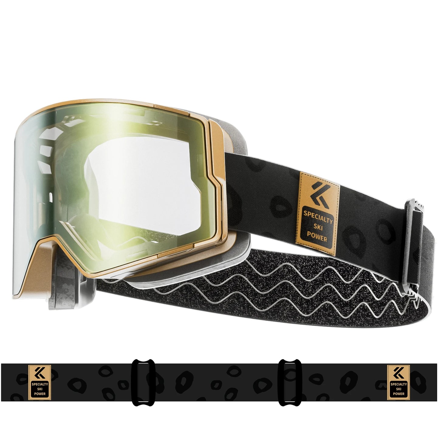 Kapvoe Photochromic Snow Goggles Ski Snowboard Anti-Fog Mask