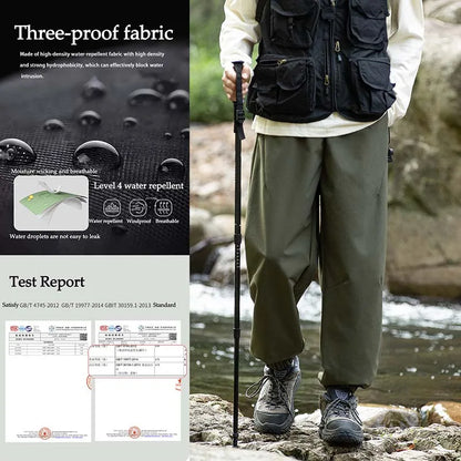 Autumn Men Waterproof Hiking Pants