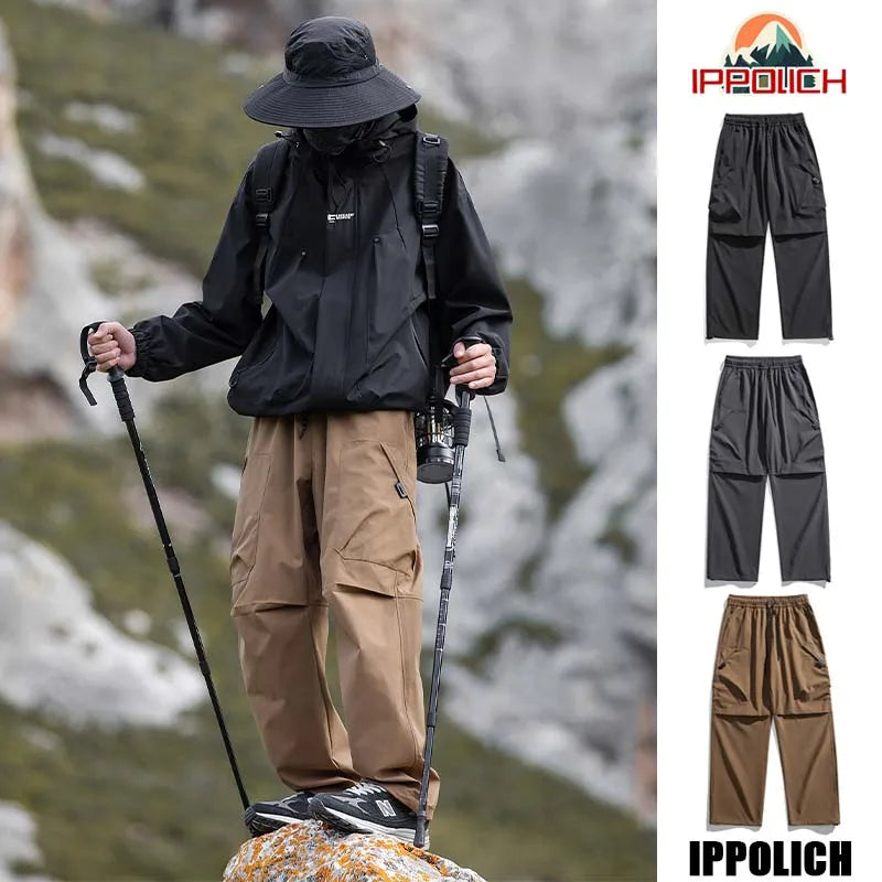 Men's Climbing Trousers Windproof Rainproof Cycling Pants