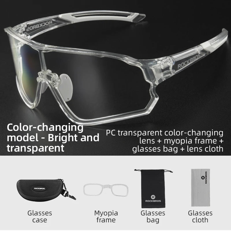 ROCKBROS Photochromic Cycling Glasses