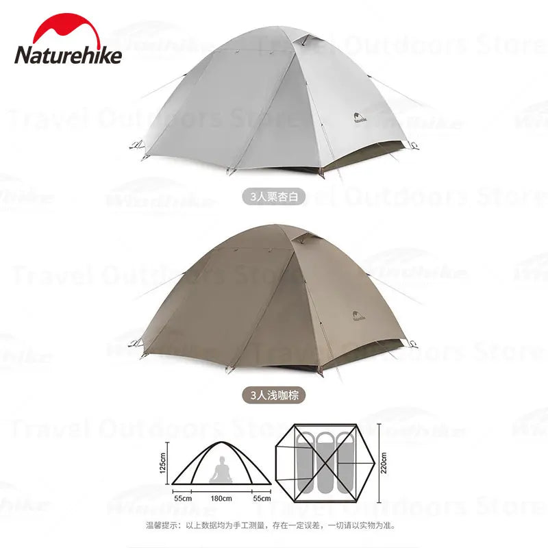 Naturehike Camping Tent 2-3 People Waterproof