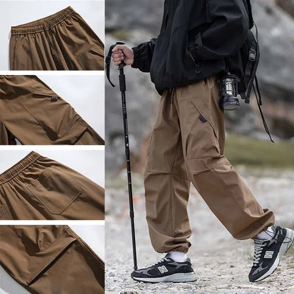 Men's Climbing Trousers Windproof Rainproof Cycling Pants