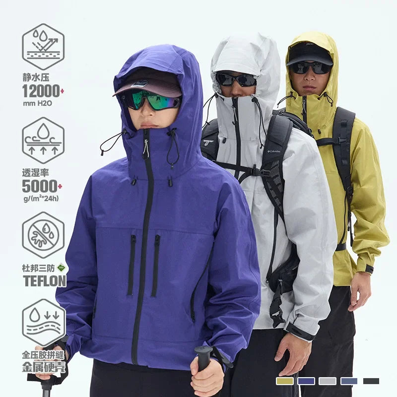 DuPont TripleGuard HardShell Sealed Outdoor Waterproof Jacket