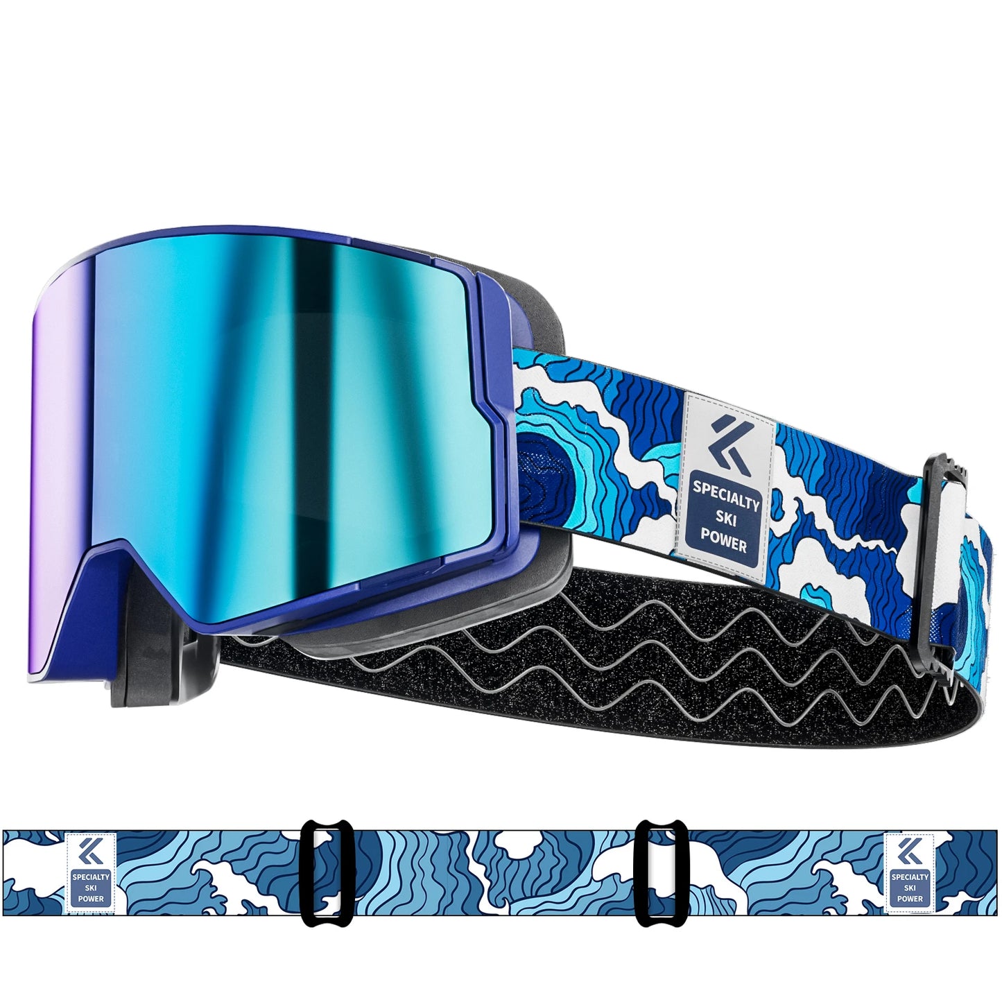 Kapvoe Photochromic Snow Goggles Ski Snowboard Anti-Fog Mask
