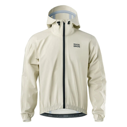 ROCKBROS Cycling Raincoat Hooded Jacket Waterproof